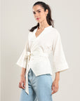 Hadia Wrap Top