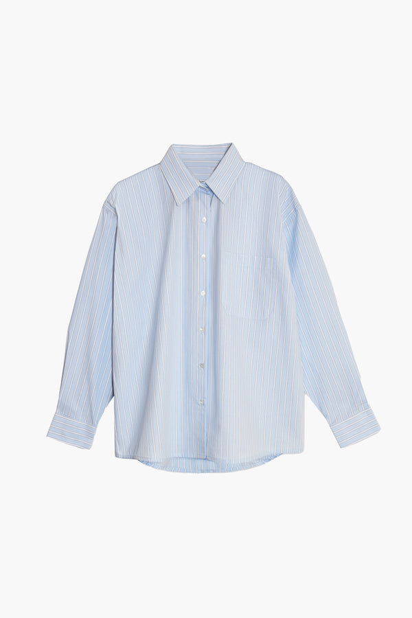 Relaxed Poplin Button Up