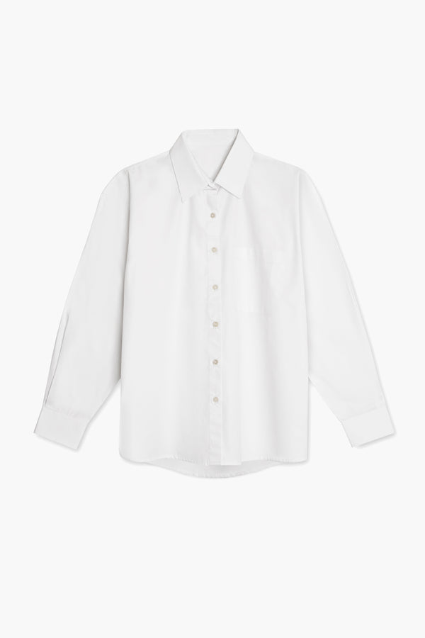 Relaxed Poplin Button Up