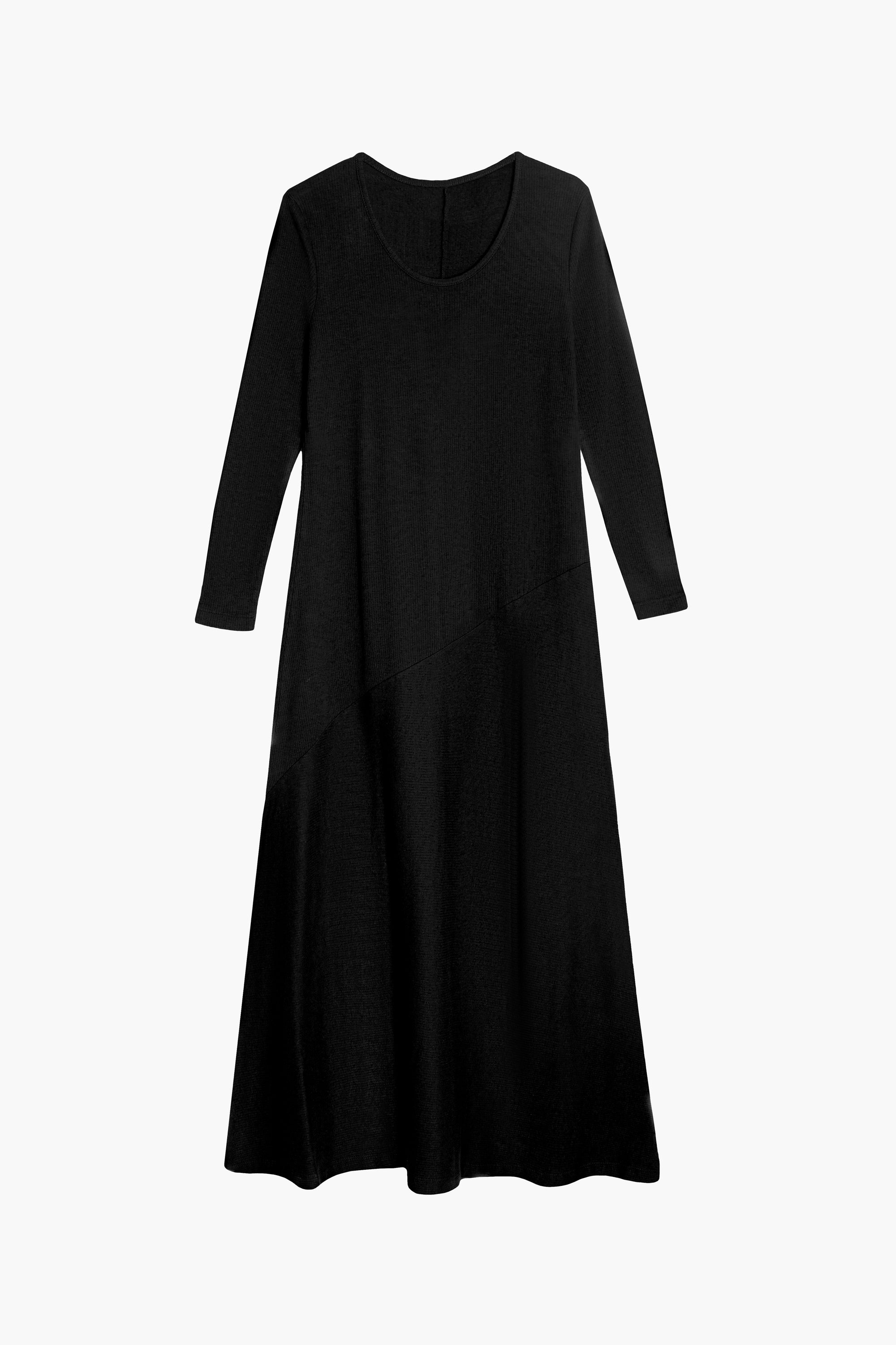 Long Sleeve Asymmetrical Dress