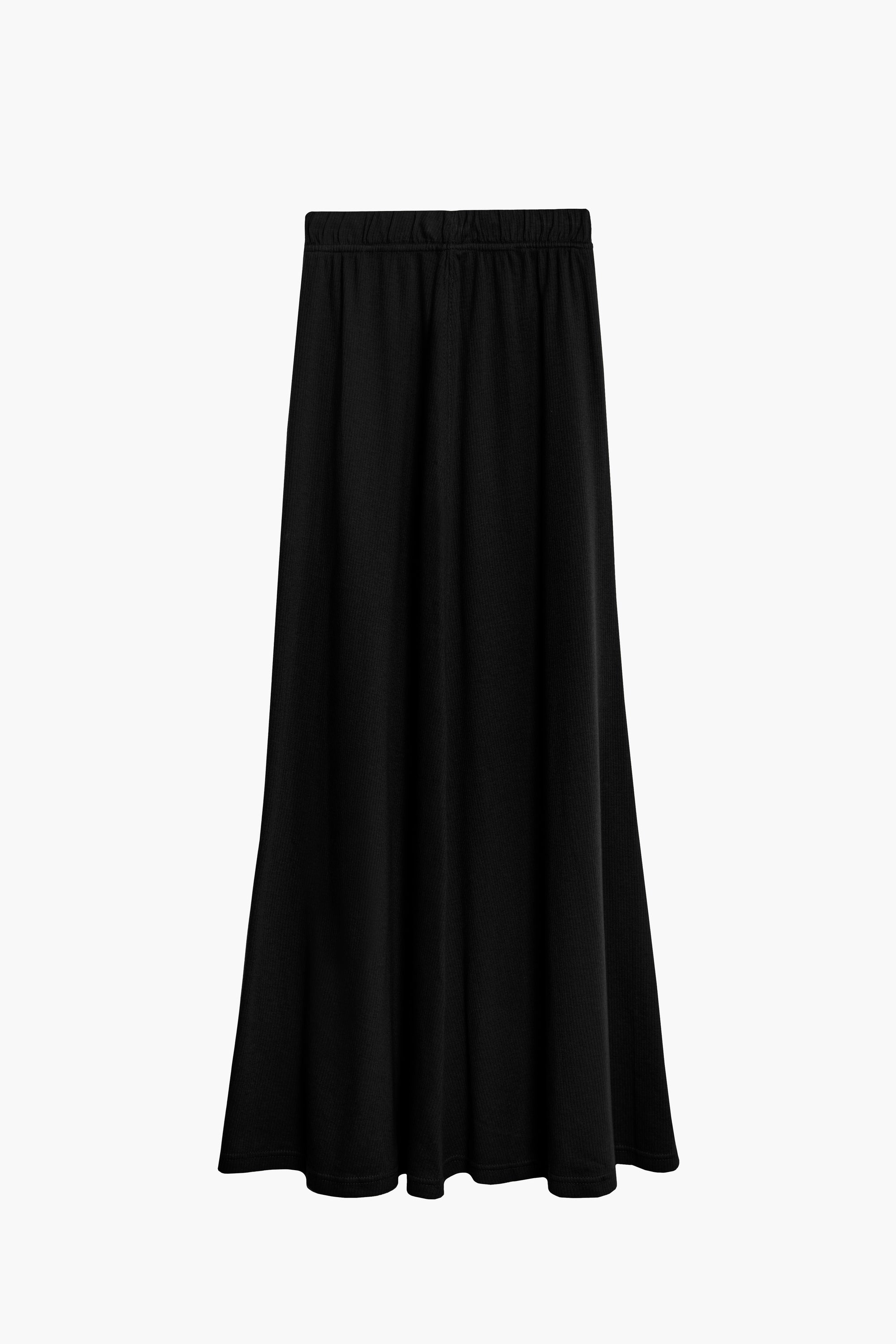 A Line Drape Skirt