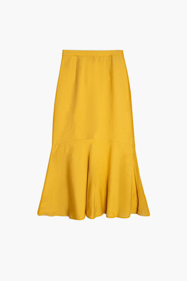 Tencel Flared Skirt