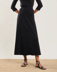 A Line Drape Skirt