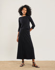 A Line Drape Skirt