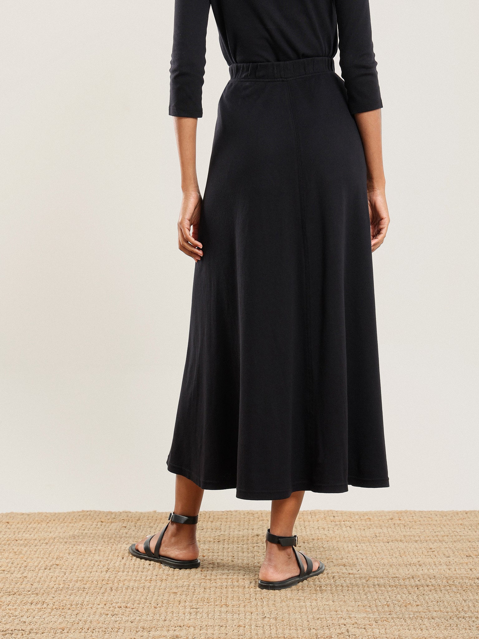 A Line Drape Skirt