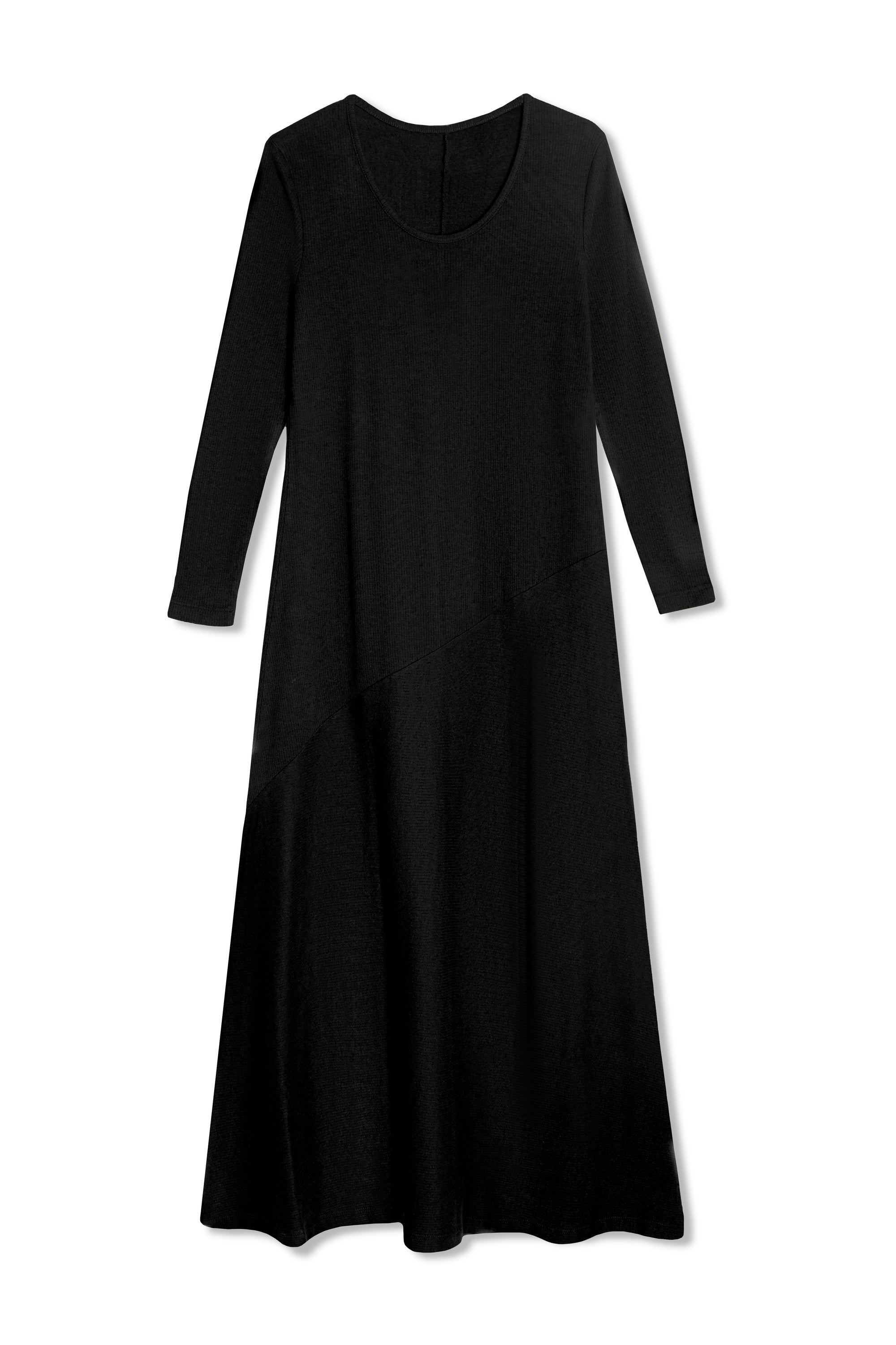 Long Sleeve Asymmetrical Dress