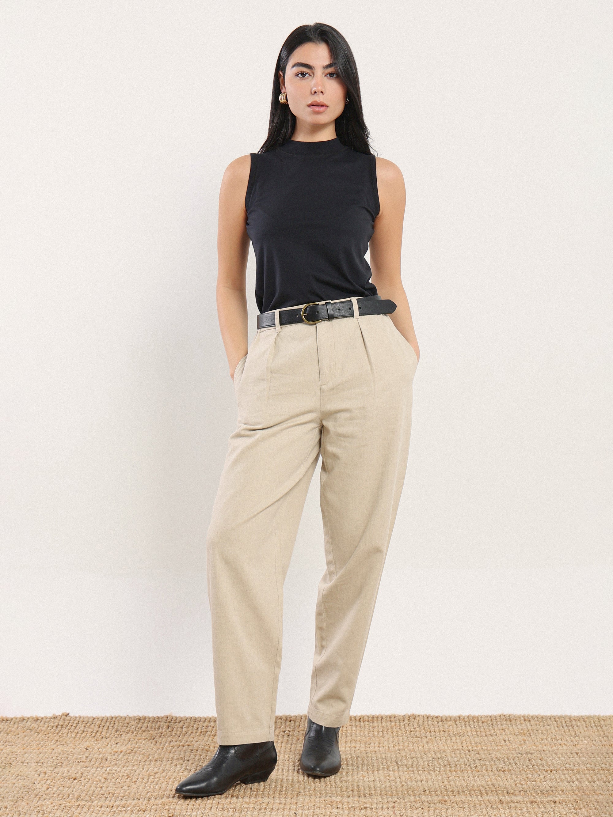 Pleated Trouser