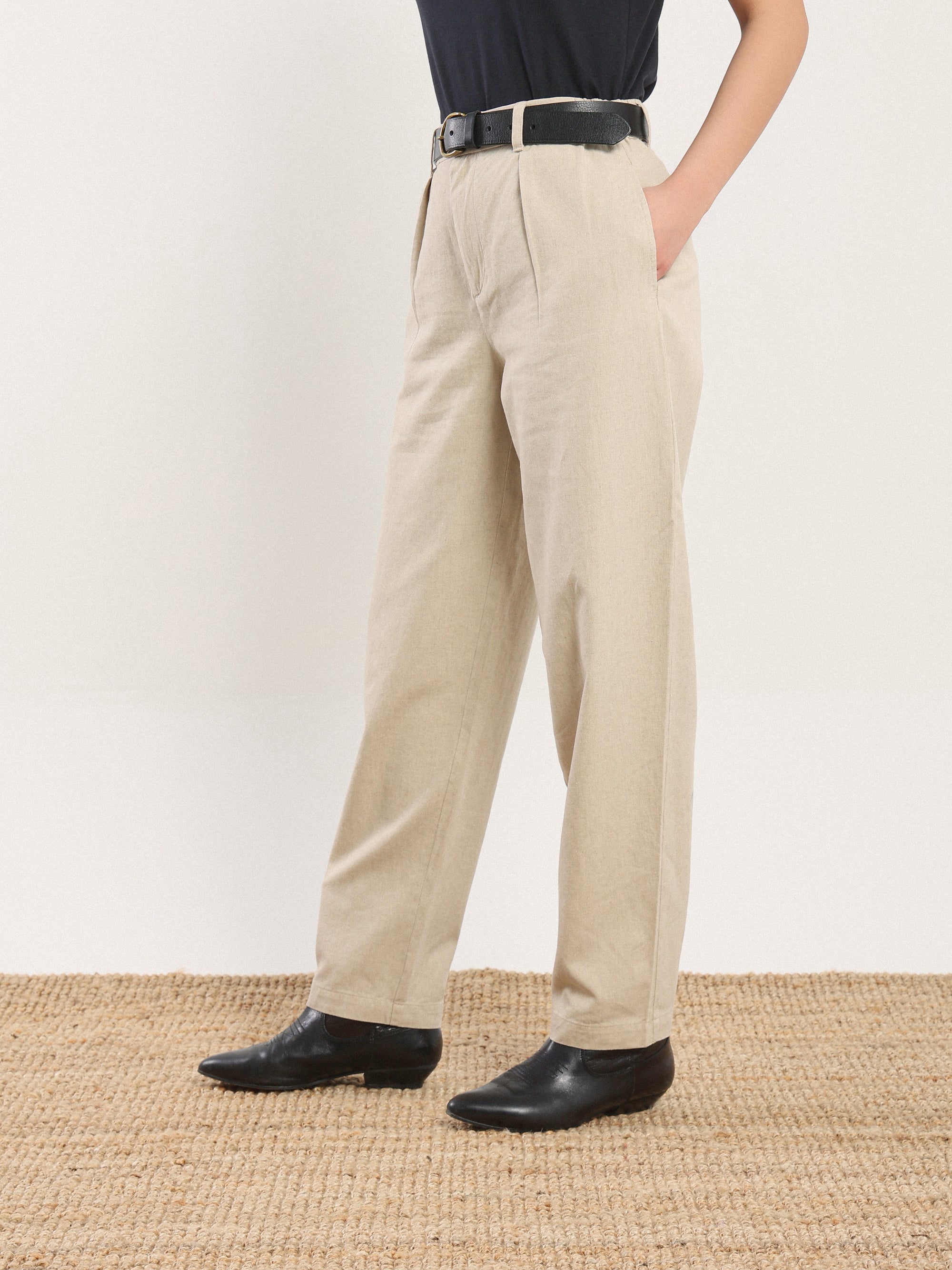 Pleated Trouser