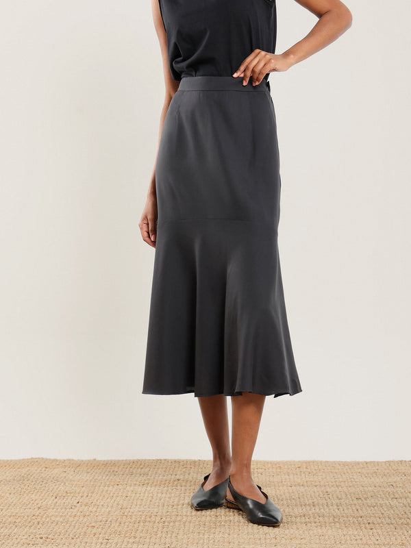 Tencel Flared Skirt