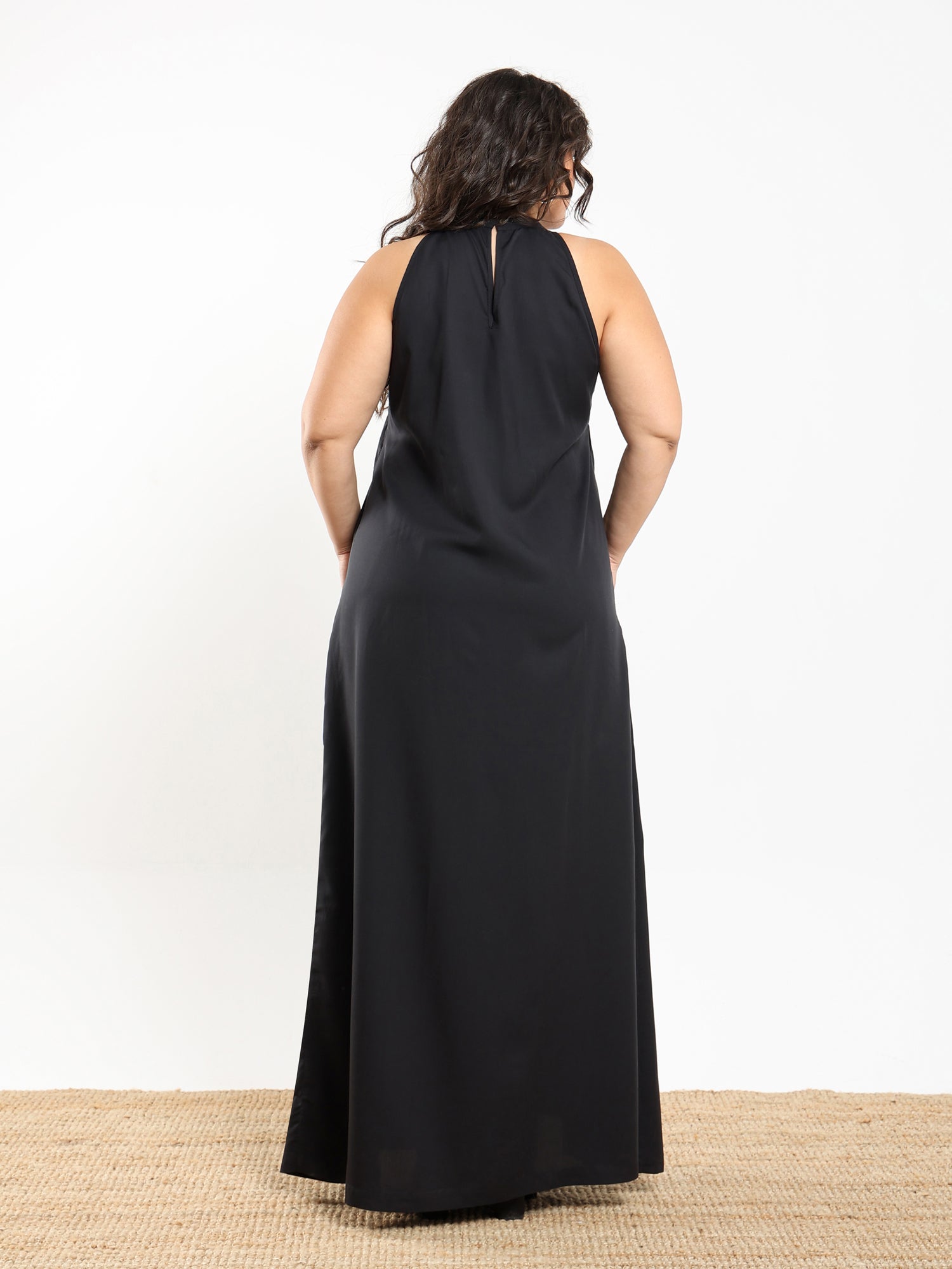 Tencel Halter Dress