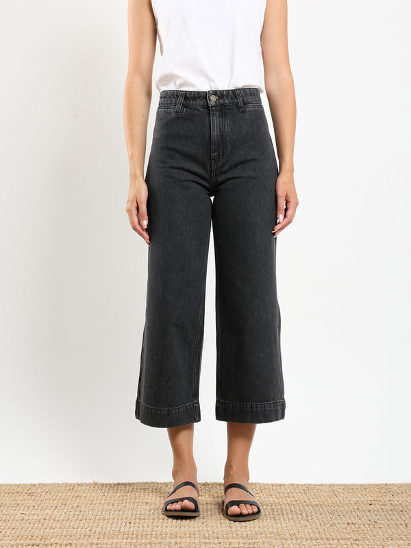 Wide Leg Cropped Jean